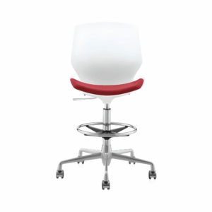 Tabouret haut de bureau Zurich en tissu