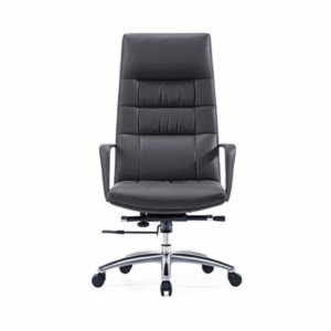Fauteuil de bureau Gaborone en cuir – dossier haut