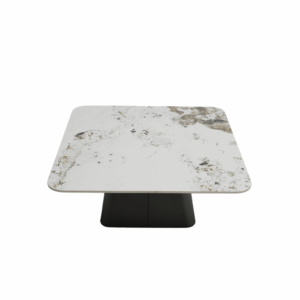 Conjunto de mesas auxiliares cuadradas Vaduz de piedra sinterizada