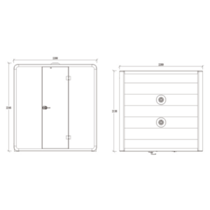 Cabine acoustique mobile Kirchberg SR-XL – 6 personnes