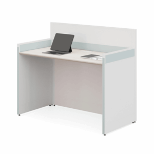 Workstation desk Saffle-A with partition