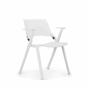 Stackable Mantis-B Armchair with Armrests - Modern Design