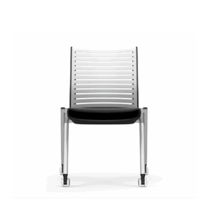 Stackable Tec-A lounge chair with wheels