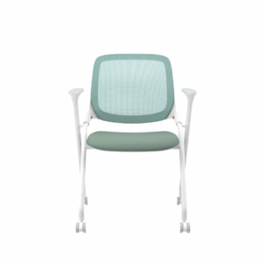 Ballet-A Mesh Stackable Lounge Chair with Wheels