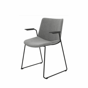 Stackable Tempio Fabric Chaise - Minimalist Design