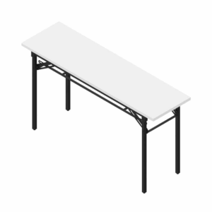 Bureau Lap pliant en bois avec rangement