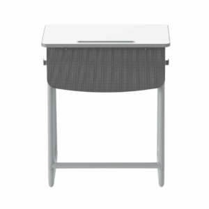 Escritorio multifunción Paulo-A con almacenamiento y gancho