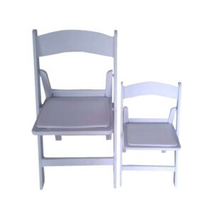 Silla plegable infantil de madera