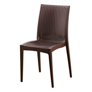 Chaise Ascalon style rotin