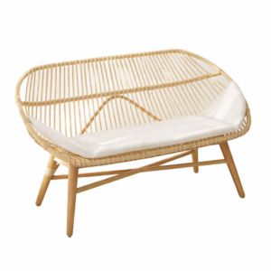 Banquette Wedding rotin