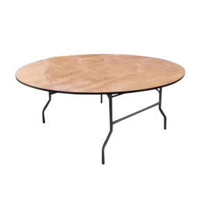 Table Ronde Bois pliante 152cm