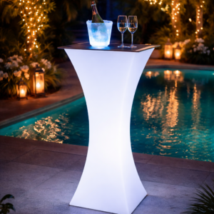 Mange debout rectangulaire lumineux 45 X 45 X 110