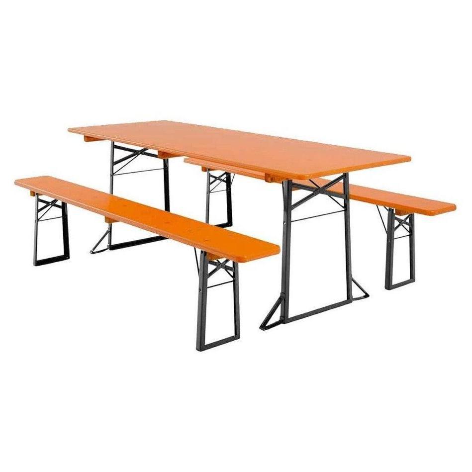 Ensemble table + banc extérieur – version classique
