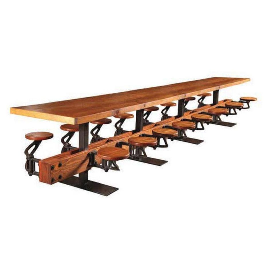 Table extérieure style industriel – format communautaire