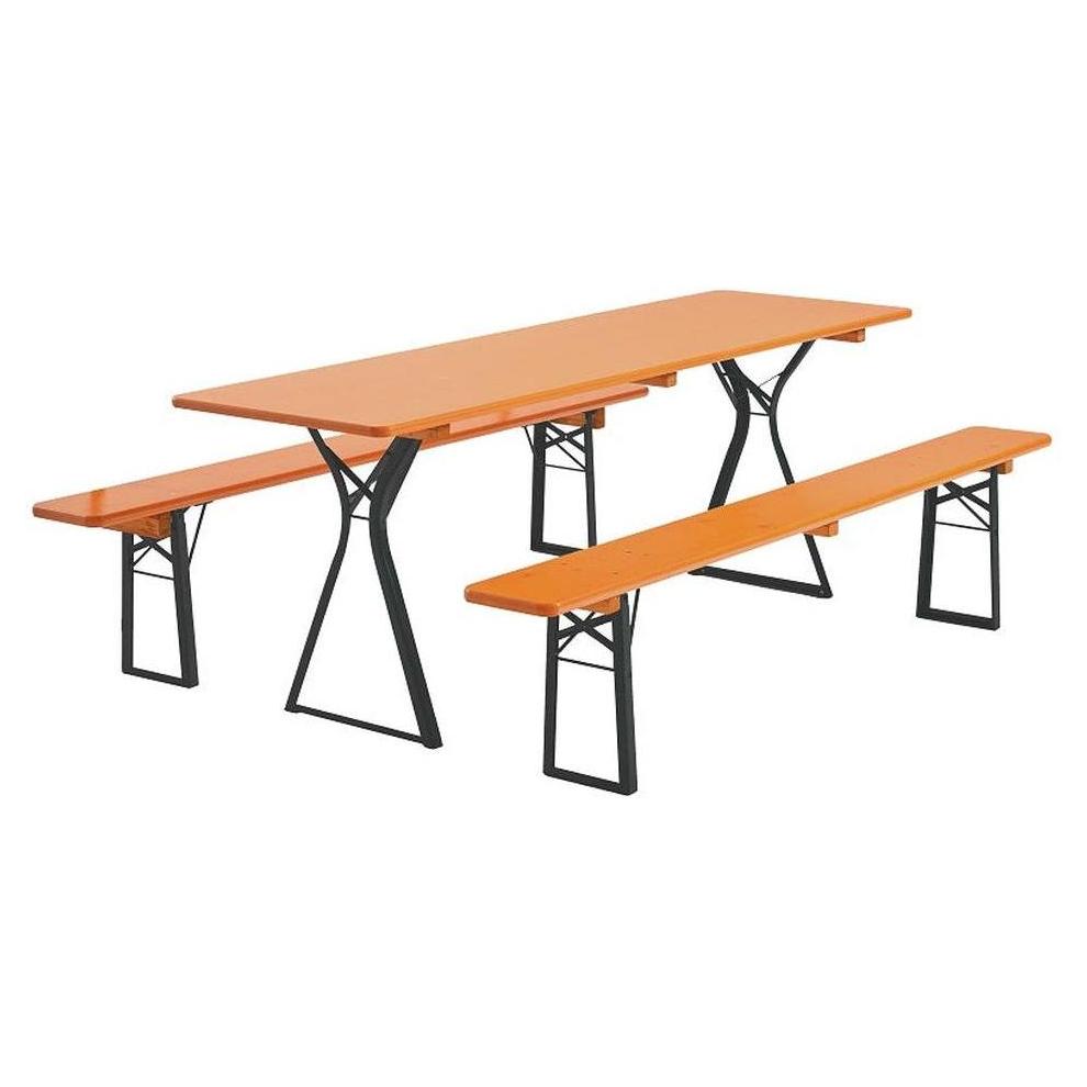 Ensemble table + banc extérieur – version confort