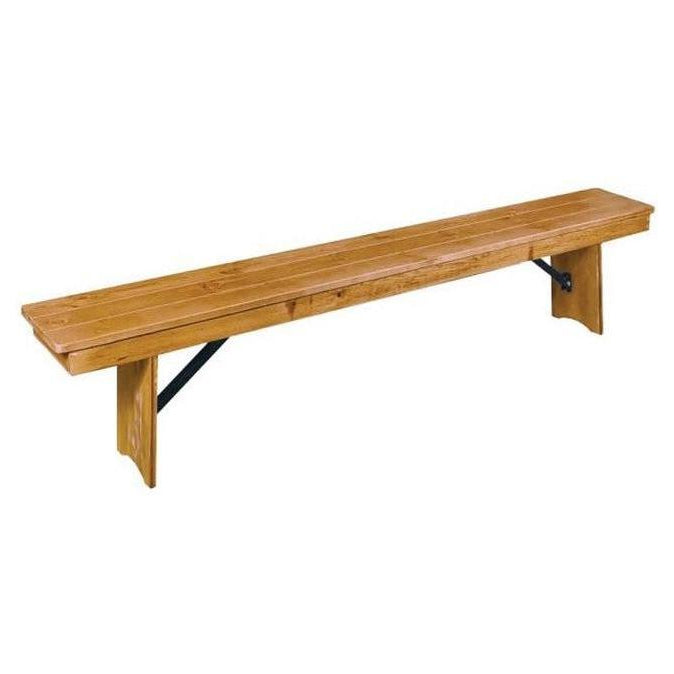 Banc FARMER pliant en pin massif – 244 cm