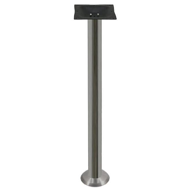 Chrome table legs - floor mounting