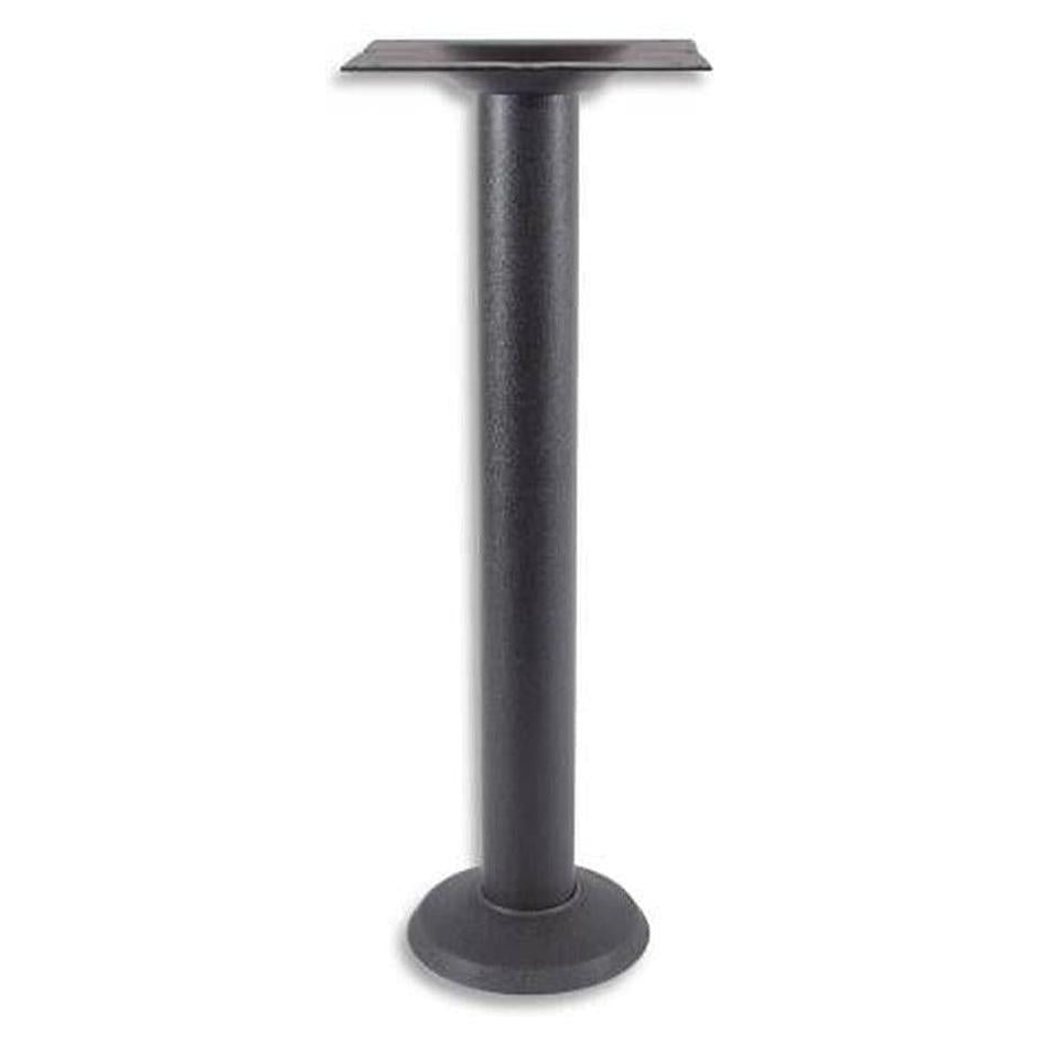 Embase de table fixée au sol – acier embouti noir