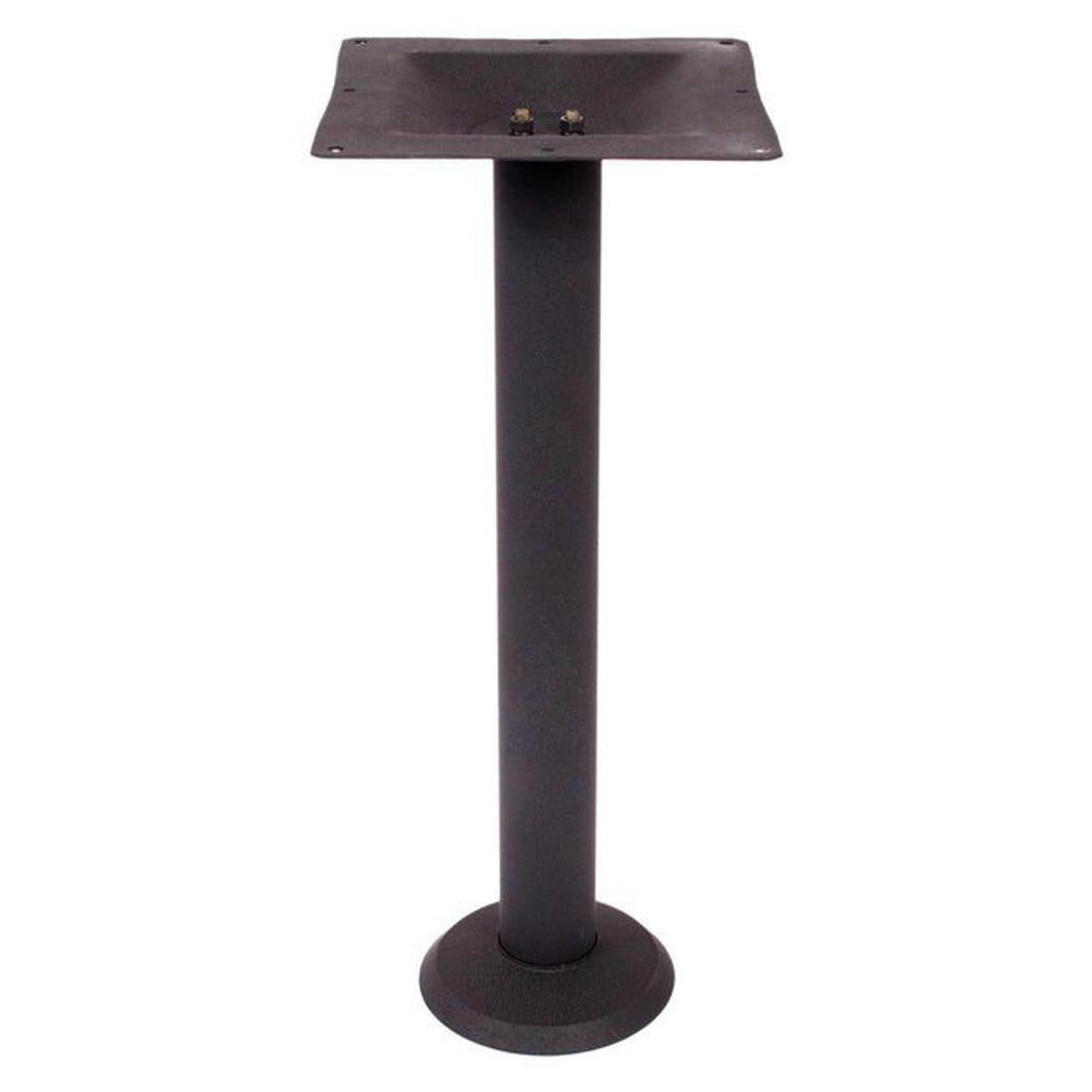 Black indoor table base - floor fixing - large plate