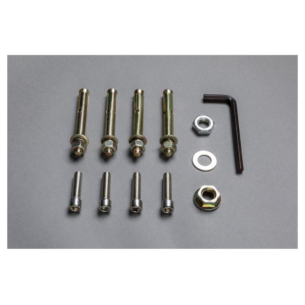 Embase de table extérieure inox – fixation au sol