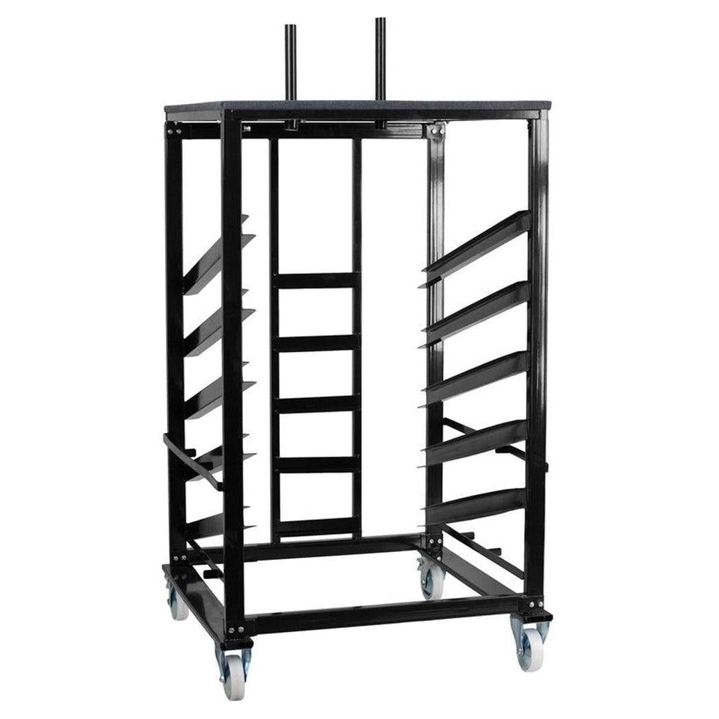 Carrito para mesas de cóctel redondas de 76 cm