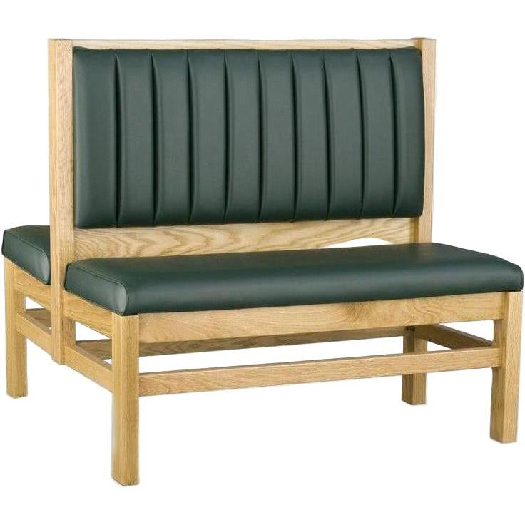 Banquette sur mesure à structure bois avec canaux verticaux