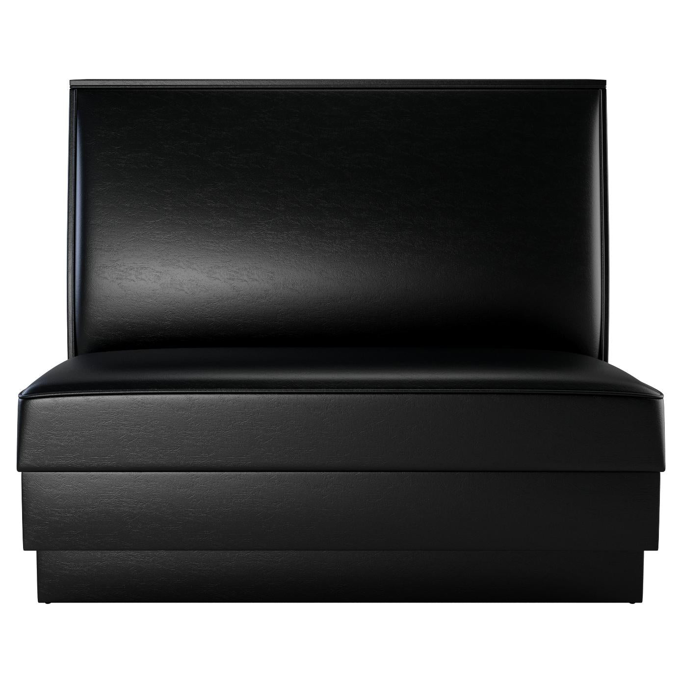 Banquette de restaurant dossier plein – base rembourrée