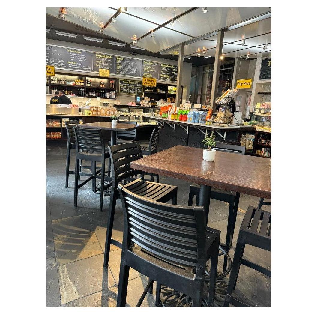 Tabouret de bar extérieur en résine