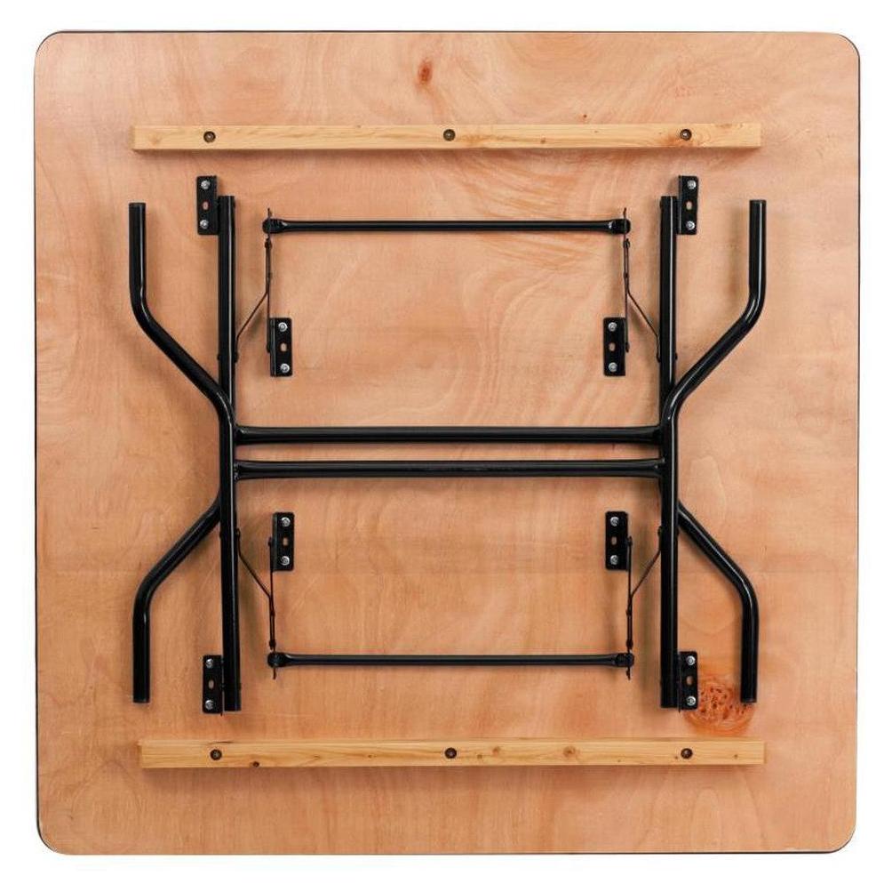 Table pliante banquet carrée en bois