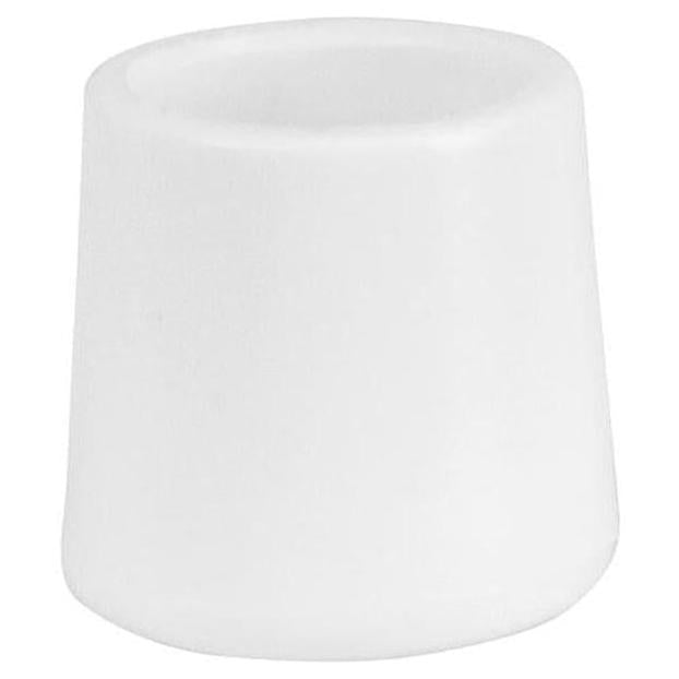 White Replacement Foot Cap for Plastic Folding Chair