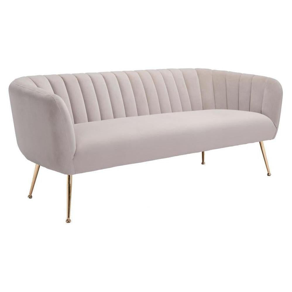 Velvet decorative style sofa