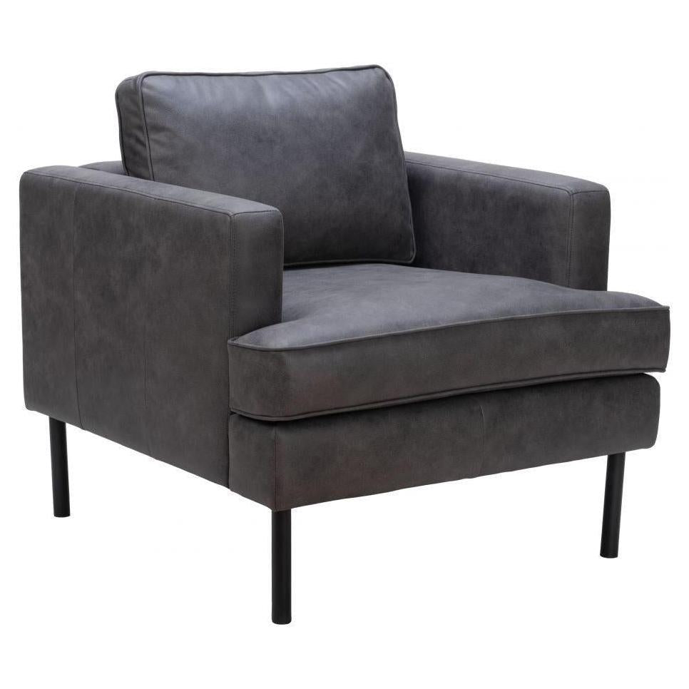 Vintage armchair JAQUELINE gray