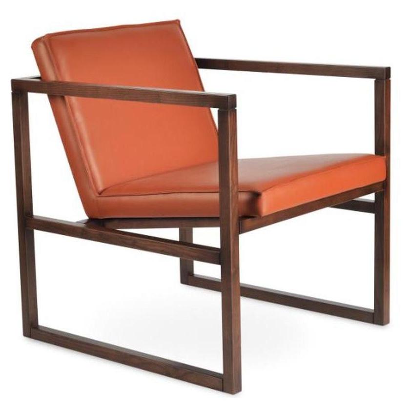 Wooden armchair ENTEBBE with armrests