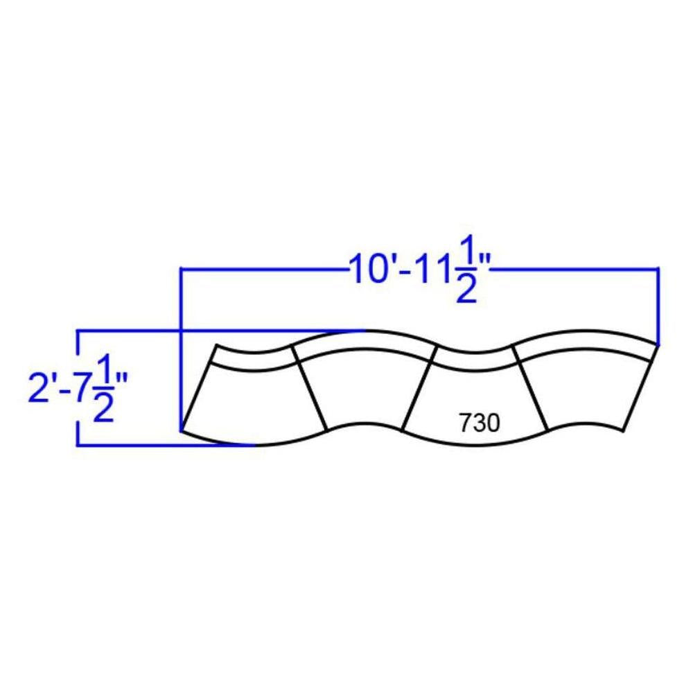TITAN CEDRIC – configuration réception en LeatherSoft blanc – 4 éléments