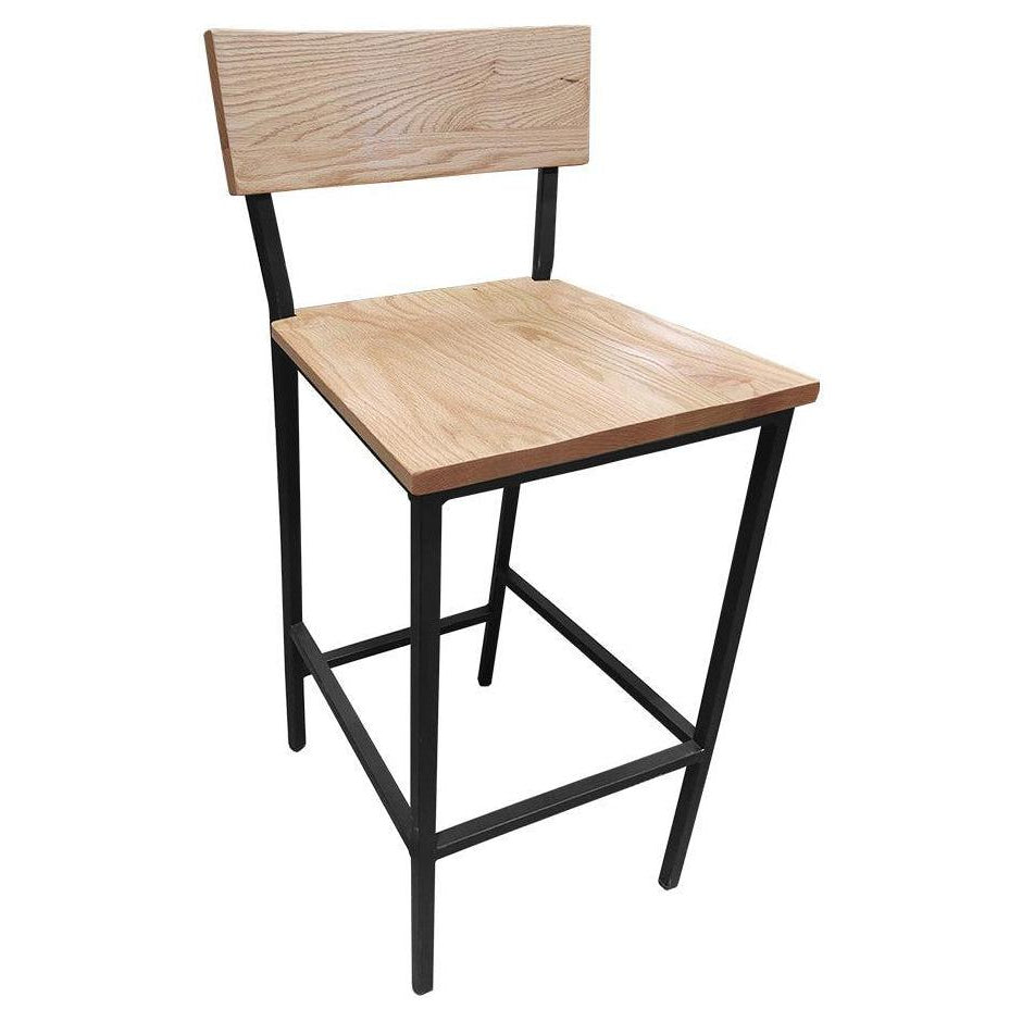 Tabourets de bar NOA en métal et bois