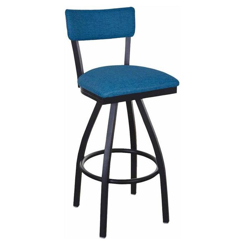 Tabouret de bar YOMI rembourré avec piétement pivotant