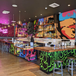 Adjustable industrial bar stool