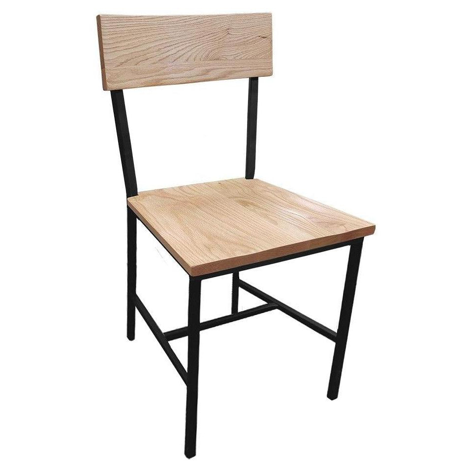 Chaise NOA in metal and wood