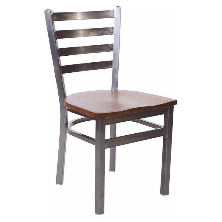 Chaise à dossier échelle PAOLA finition transparente