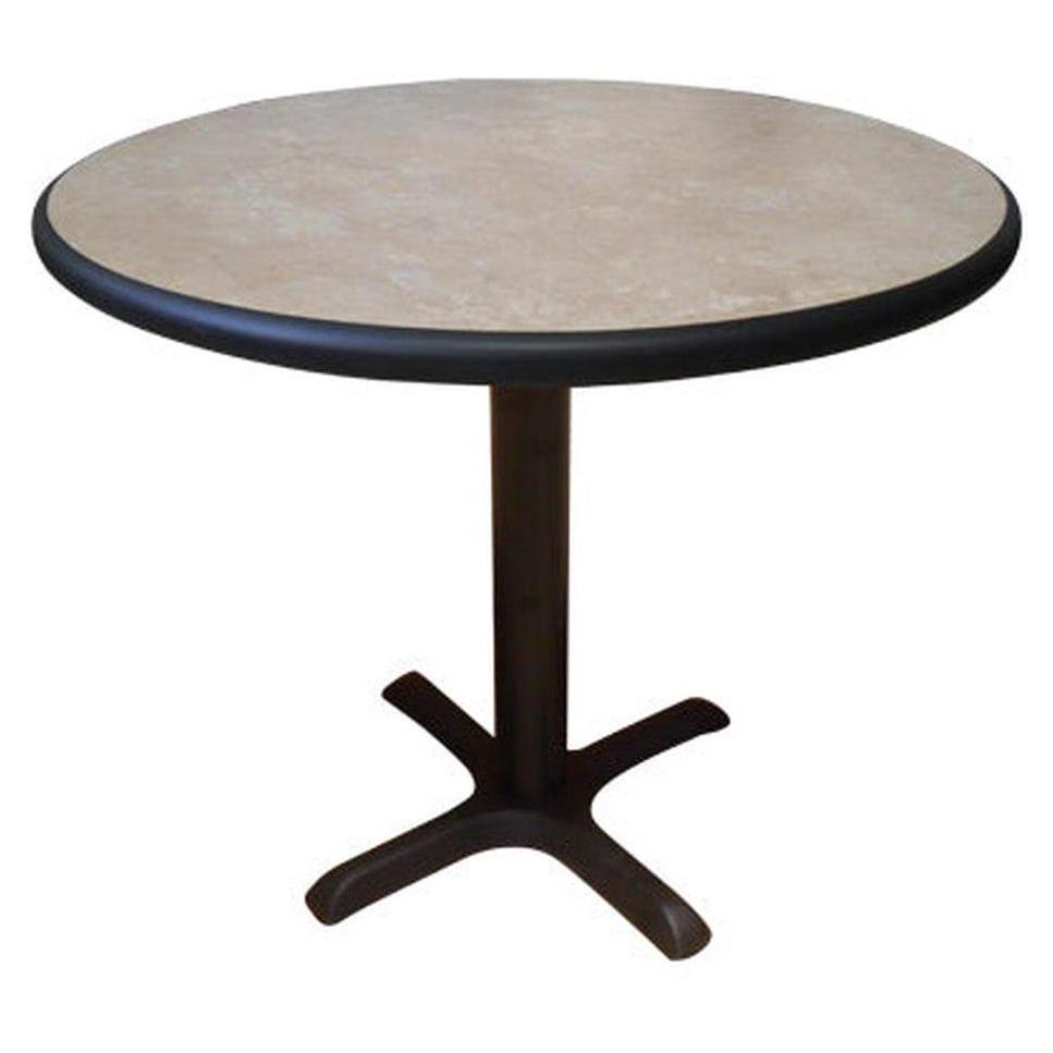 Plateau de table en stratifié avec chant arrondi type bullnose – épaisseur 32 mm