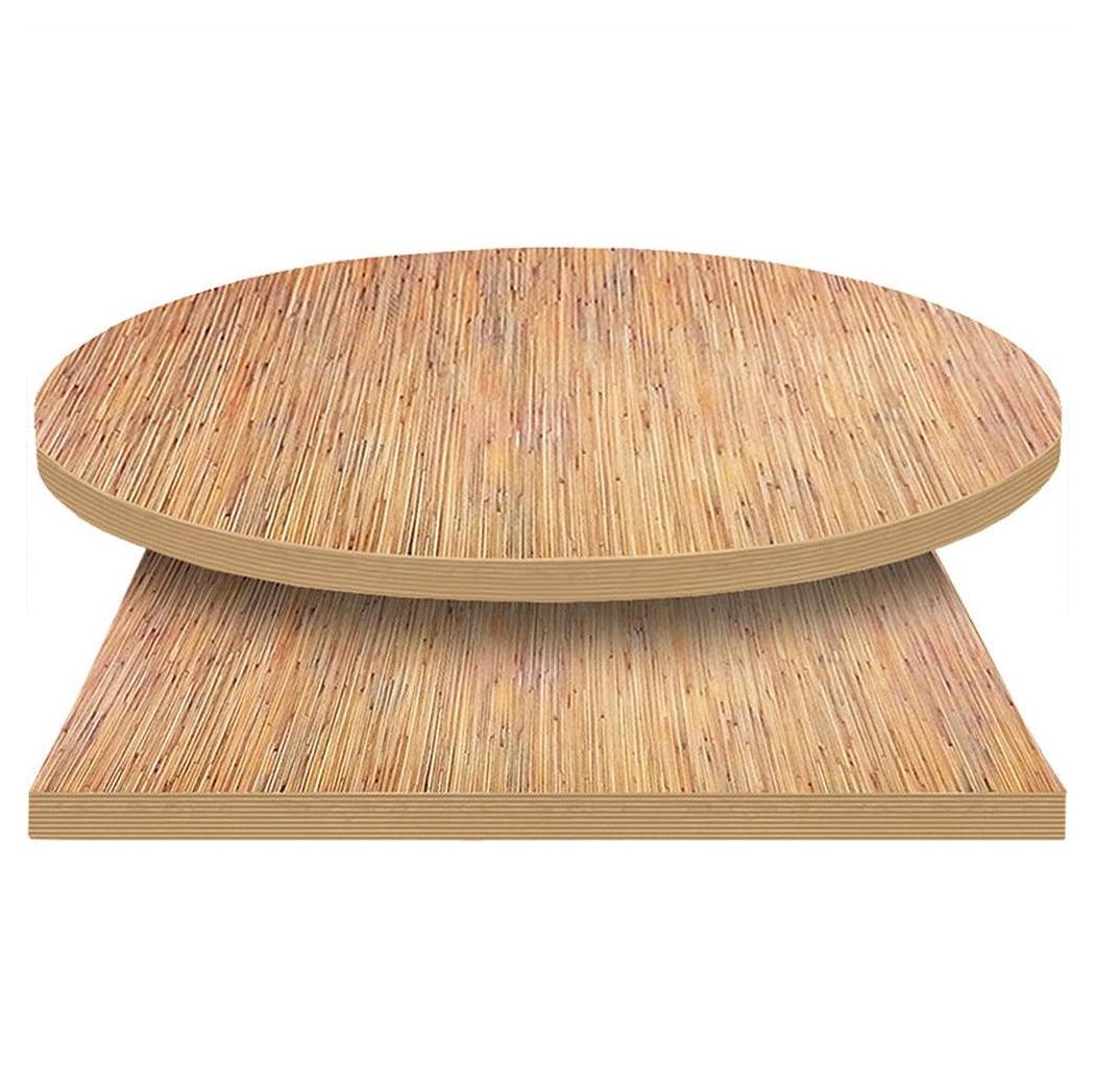 Placa de mesa fabricada en acabado de bambú natural