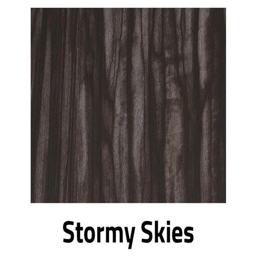 Tabletop manufactured with storm gray finish