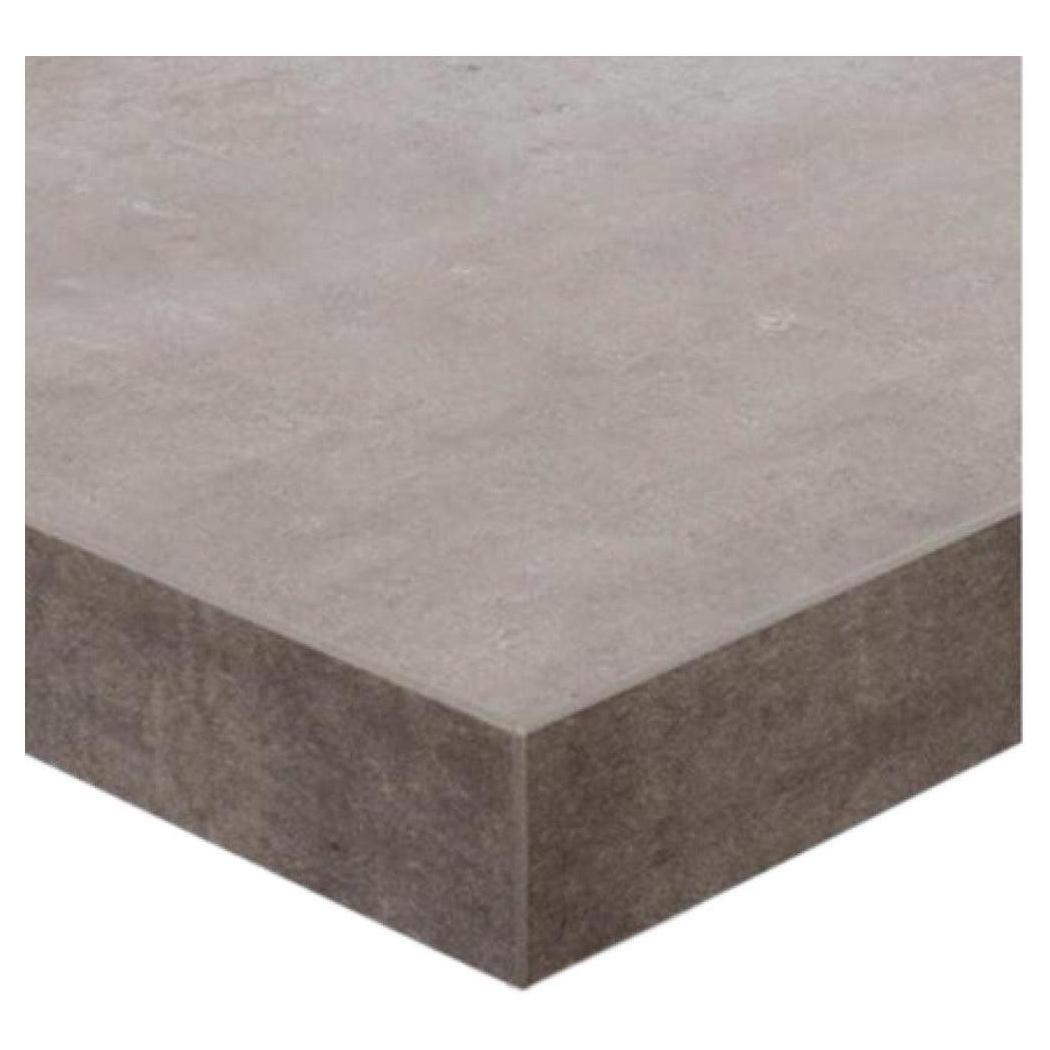 Placa de mesa de laminado con acabado de hormigón