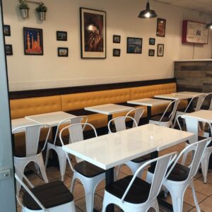 Plateau de table en MDF blanc finition haute brillance