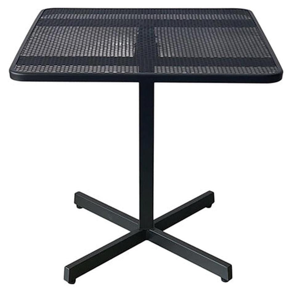 Table pliante extérieure carrée en métal 91 × 91 cm