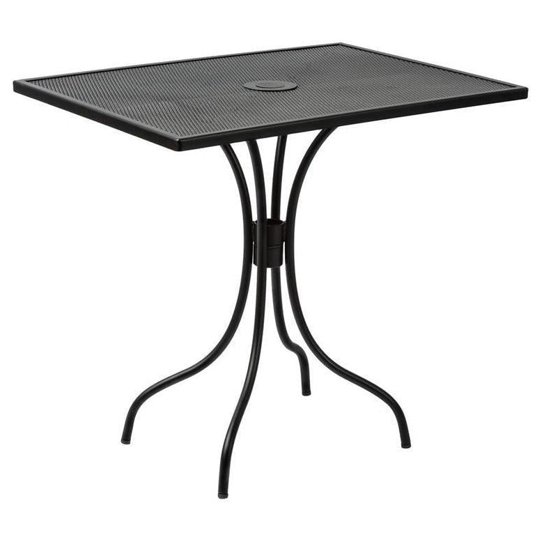 Outdoor table CUERNAVACA with black mesh - dining height