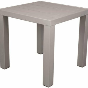 Square outdoor side table PROSTEEL
