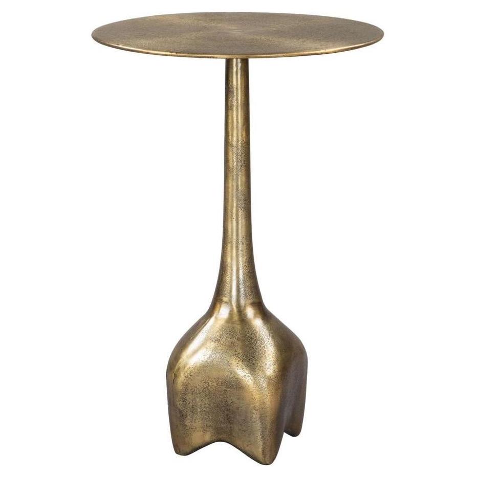 Table d’appoint AGE finition laiton antique