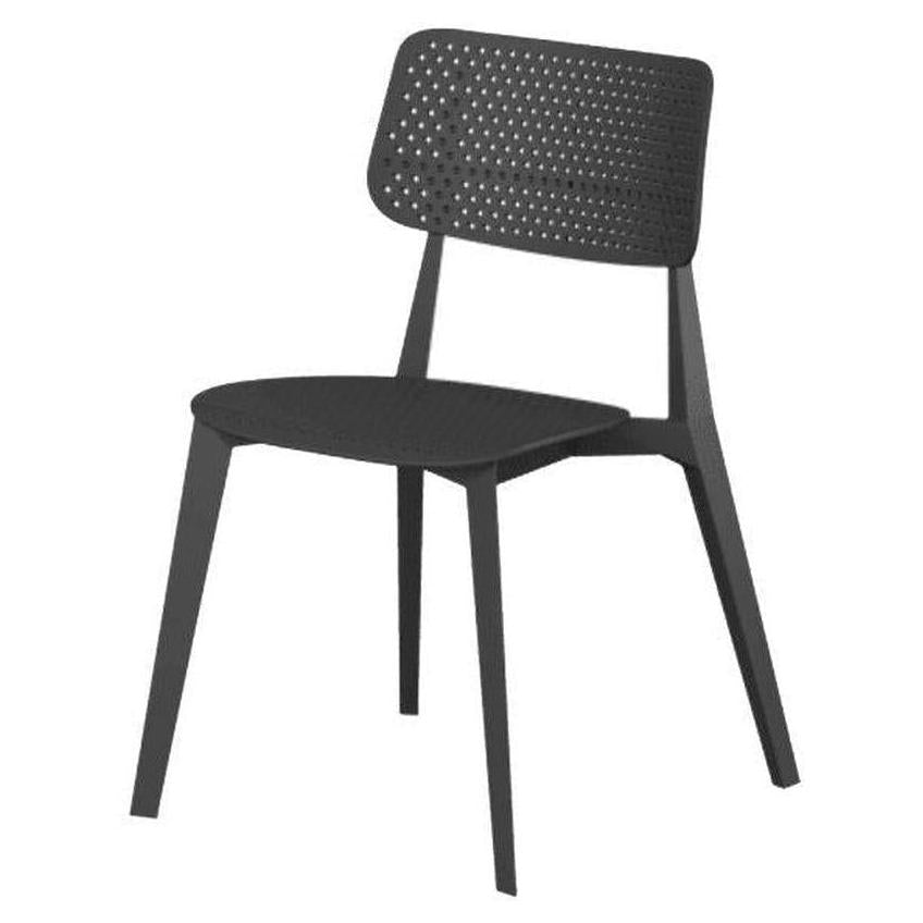 Perforated outdoor lounge chair ROMY