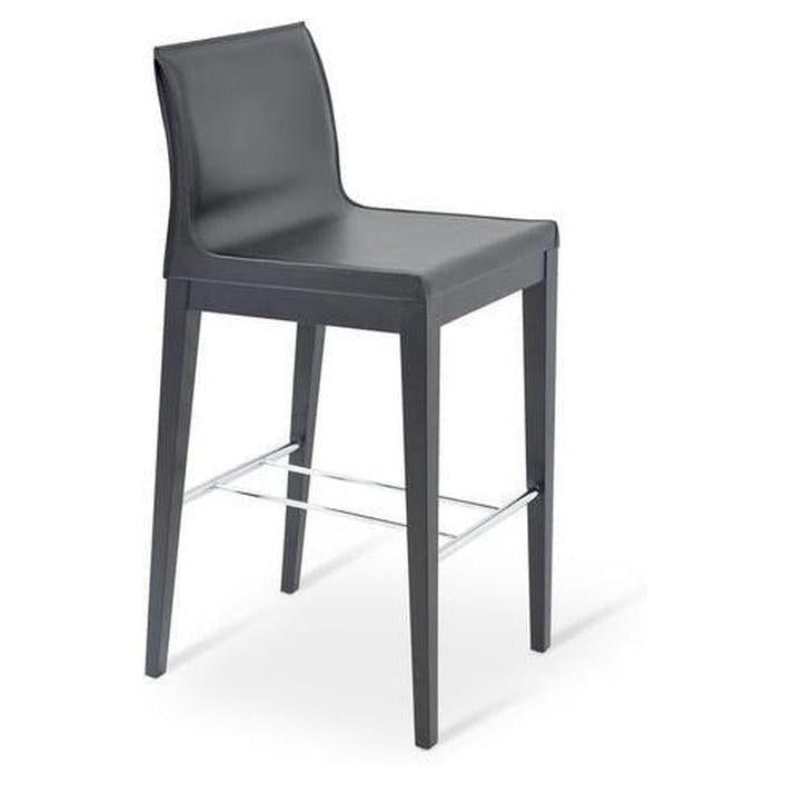 Taburete de bar SILVINO de madera